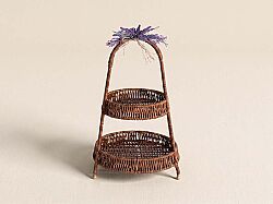 LAVENDER 2 KATLI SUNUMLUK 25X25X42 CM (SPT-328) - SERVİS-SUNUM