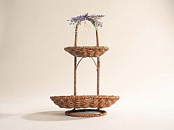 LAVENDER 2 KATLI SUNUMLUK 25X39 CM (SPT-335) - SERVİS-SUNUM