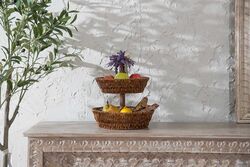LAVENDER 2 KATLI SUNUMLUK 28X34 CM (AHŞAP BORULU) (SPT-336) - Thumbnail