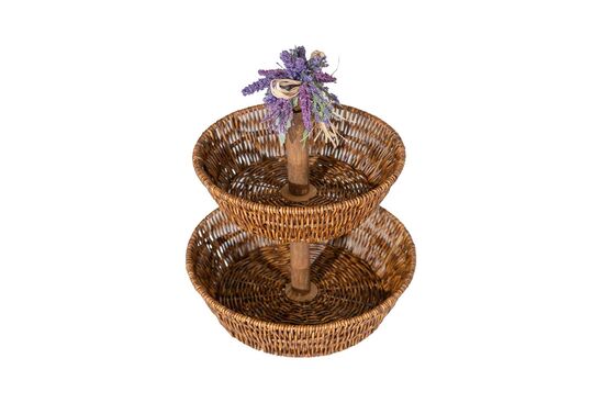 LAVENDER 2 KATLI SUNUMLUK 28X34 CM (AHŞAP BORULU) (SPT-336)