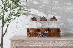 LAVENDER 3'LÜ KAVANOZ SET (7 PRÇ) 13X38X25 CM (SPT-303) - Thumbnail