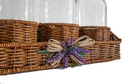 LAVENDER 3'LÜ KAVANOZ SET (7 PRÇ) 13X38X25 CM (SPT-303) - Thumbnail
