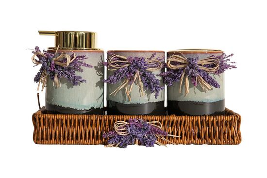 LAVENDER BANYO SETİ 4 PRÇ. (SPT-322)
