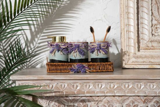 LAVENDER BANYO SETİ 4 PRÇ. (SPT-322)