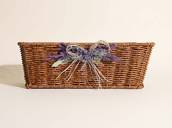 LAVENDER DİKD. SEPET (L) 26X36 CM (SPT-275) - 1