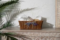 LAVENDER DİKD. SEPET (M) 23X33 CM (SPT-275) - Thumbnail