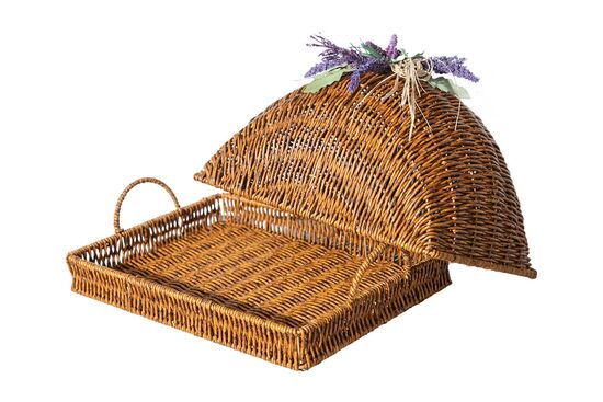 LAVENDER KAPAKLI DİKD. TEPSİ (M) 25X35 CM (SPT-279)