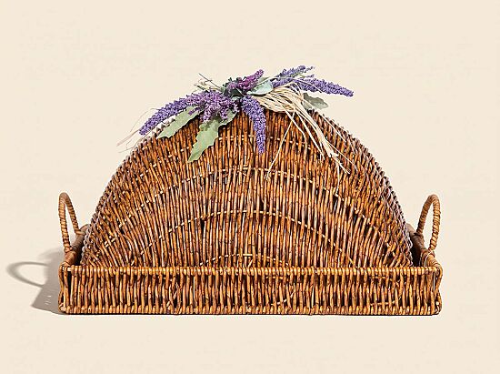 LAVENDER KAPAKLI DİKD. TEPSİ (M) 25X35 CM (SPT-279) - 1