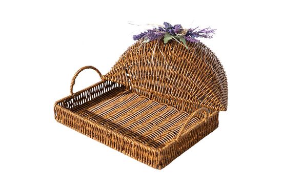 LAVENDER KAPAKLI DİKD. TEPSİ (S) 22X31 CM (SPT-279)