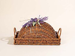 LAVENDER KAPAKLI DİKD. TEPSİ (S) 22X31 CM (SPT-279) - TEPSİ