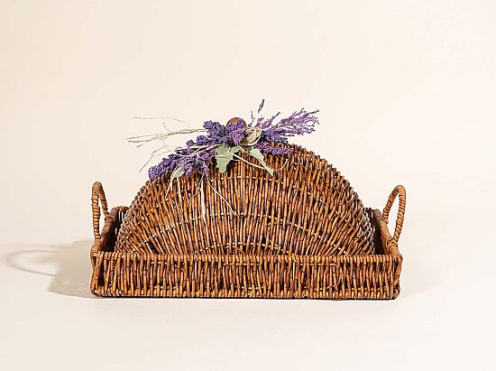 LAVENDER KAPAKLI DİKD. TEPSİ (S) 22X31 CM (SPT-279) - 1