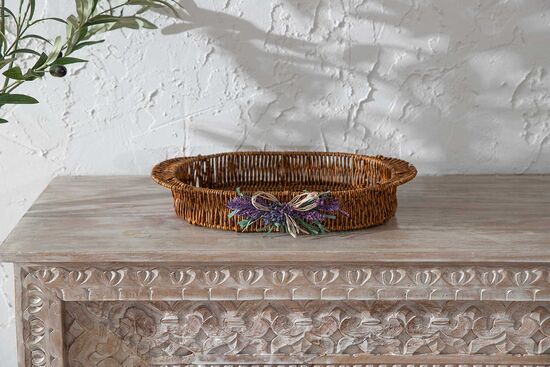 LAVENDER OVAL TEPSİ (L) 22X40 CM (SPT-270)