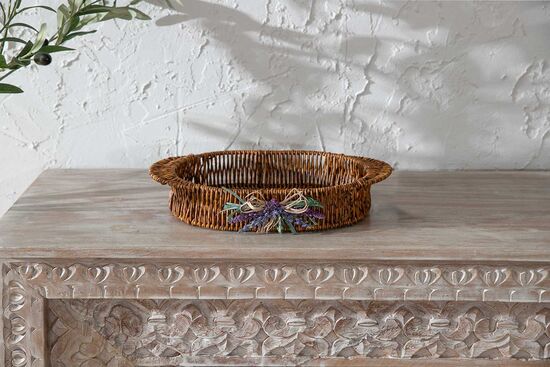 LAVENDER OVAL TEPSİ (M) 20X35 CM (SPT-270)