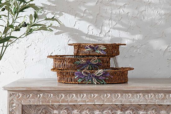 LAVENDER OVAL TEPSİ (S) 17X30 CM (SPT-270)