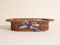LAVENDER OVAL TEPSİ (S) 17X30 CM (SPT-270) - TEPSİ