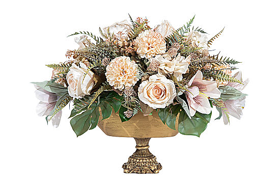 LAVES ARANJMAN 65X45 CM KREM-GOLD - 1