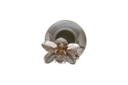 LAVİN VAZO ORTA 21X27 CM KREM-GOLD - 3