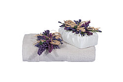 LAVİNA 2 PRÇ SABUNLU HAVLU SET TAŞ - 2