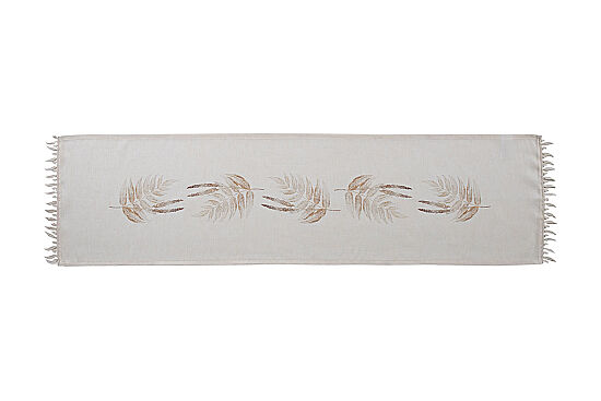 LEAFY 40X140 RUNNER ECRU - 1