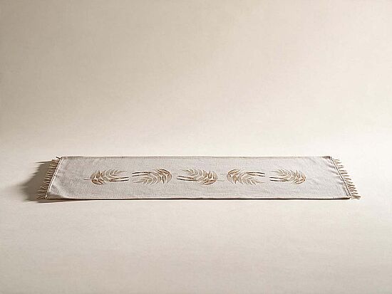 LEAFY 40X140 RUNNER ECRU - 1