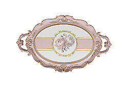 LEMİS-1 TEPSİ 29x48 cm PEMBE - KERVAN