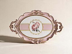 LEMİS-2 TEPSİ 29x48 cm PEMBE - KERVAN