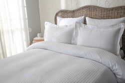 LENA NEVRESİM TAKIMI 200X220 CK 6 PRC BEYAZ - NEVRESİM TAKIMI