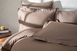 LENA NEVRESİM TAKIMI 200X220 CK 6 PRC KAHVE - 3