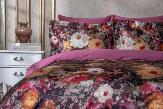 LENDY NEVRESİM TAKIMI 200X220 CK 6 PRC MÜRDÜM - 1