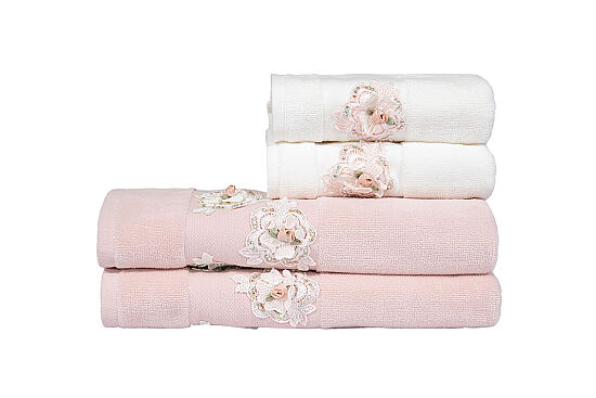 LENİNA 4 PRÇ KUTULU HAVLU SET - 1