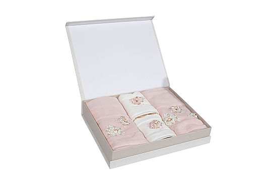 LENİNA 4 PRÇ KUTULU HAVLU SET - 6