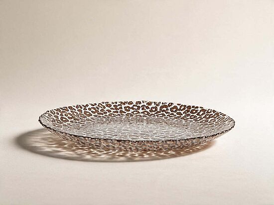 LEONA SERVİS TABAĞI 28 CM KAHVERENGİ (13919) - 1