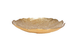 LEONA YEMEK TABAĞI 21 CM GOLD (18535) - KERVAN