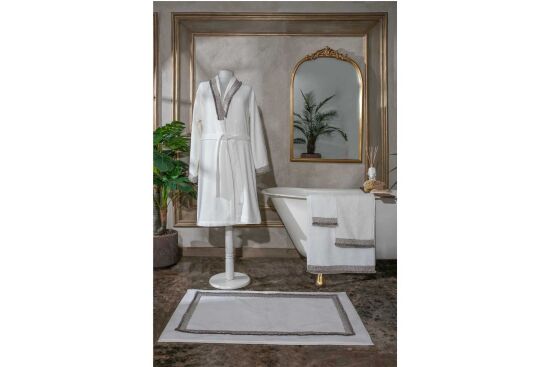 LEOPART 30X50 HAVLU ECRU - 6