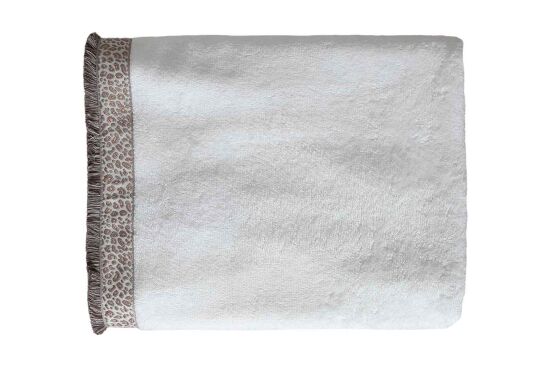 LEOPART 90X150 HAVLU ECRU - 1