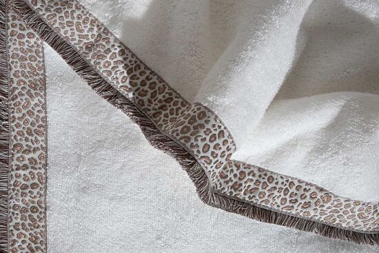 LEOPART 90X150 HAVLU ECRU - 6