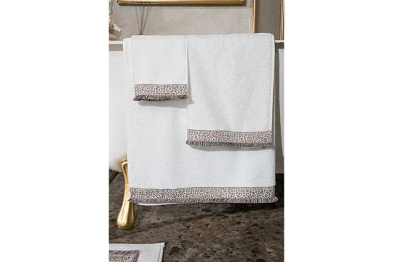 LEOPART 90X150 HAVLU ECRU - 7