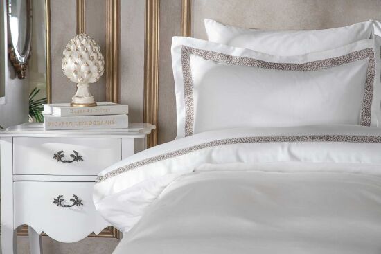 LEOPART NEVRESIM TAKIMI 200X220 CK. 6 PRC ECRU - 1