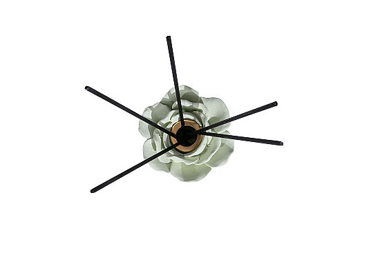 LESTİNA GÜL TAŞLI KOKU ŞİŞESİ 12x10,5 cm 150 CC YEŞİL - 2