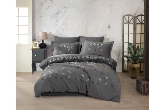LİDİA NEVRESIM TAKIMI 200X220 ÇK. 6 PRC GRİ - 1
