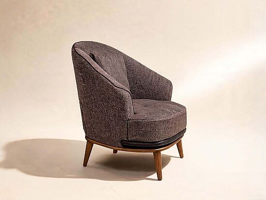 LİDO BERJER KAHVE 80x82x82cm ( MİLANO 5005) - 2