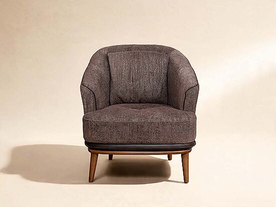 LİDO BERJER KAHVE 80x82x82cm ( MİLANO 5005) - 1