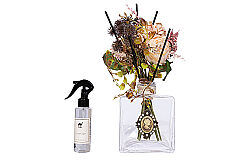 LİNA KOKU ŞİŞESİ SETİ 4 PRÇ 22x30 cm KREM - 2