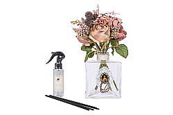 LİNA KOKU ŞİŞESİ SETİ 4 PRÇ 22x30 cm SOMON - KERVAN