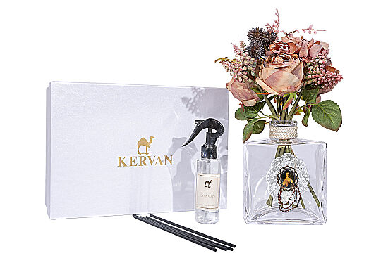 LİNA KOKU ŞİŞESİ SETİ 4 PRÇ 22x30 cm SOMON - 3