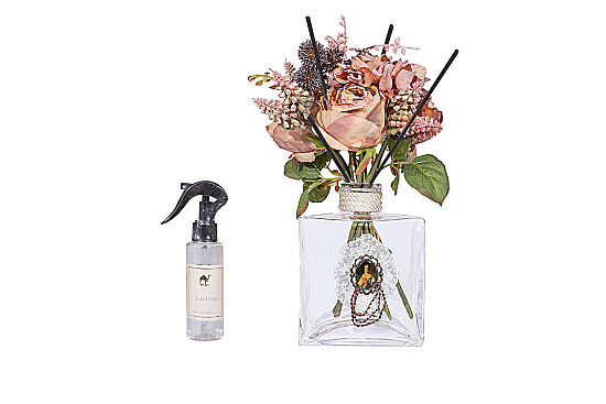 LİNA KOKU ŞİŞESİ SETİ 4 PRÇ 22x30 cm SOMON - 2