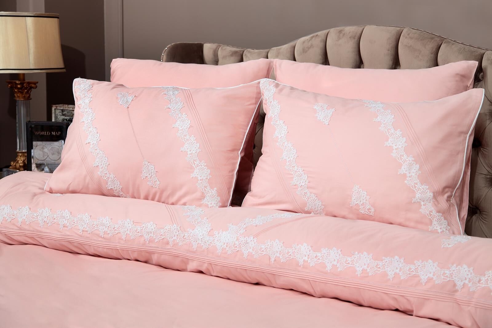 LINOSA NEVRESIM TAKIMI PEMBE 200x220cm 6 PRC Kervan Mobilya LINOSA NEVRESIM TAKIMI PEMBE 200x220cm 6 PRC Kervan Mobilya