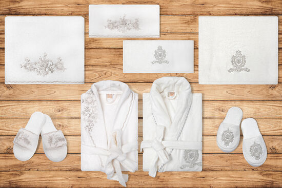 LİON BAYAN BORNOZ SET 4 PRÇ. DENEME 3 - 1