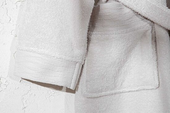 LUİ İKİLİ BORNOZ SET BEJ - 5