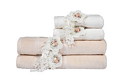 LİVA 4 PRÇ KUTULU HAVLU SET - HSH-KRVN ORTAK